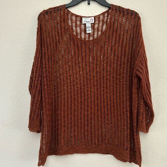 Emma G Loose Knit Sweater Size XL - Picture 1 of 3